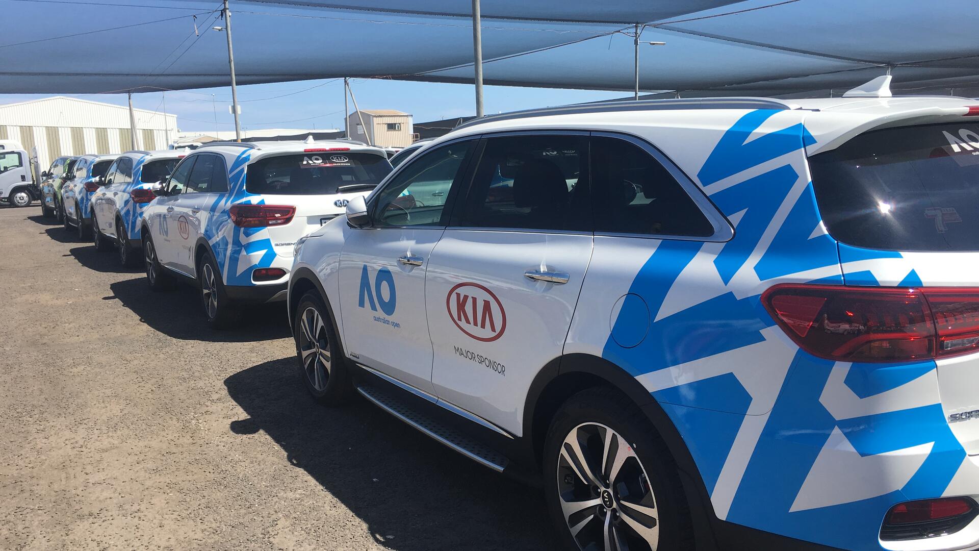 Australian Open Car Fleet Decals