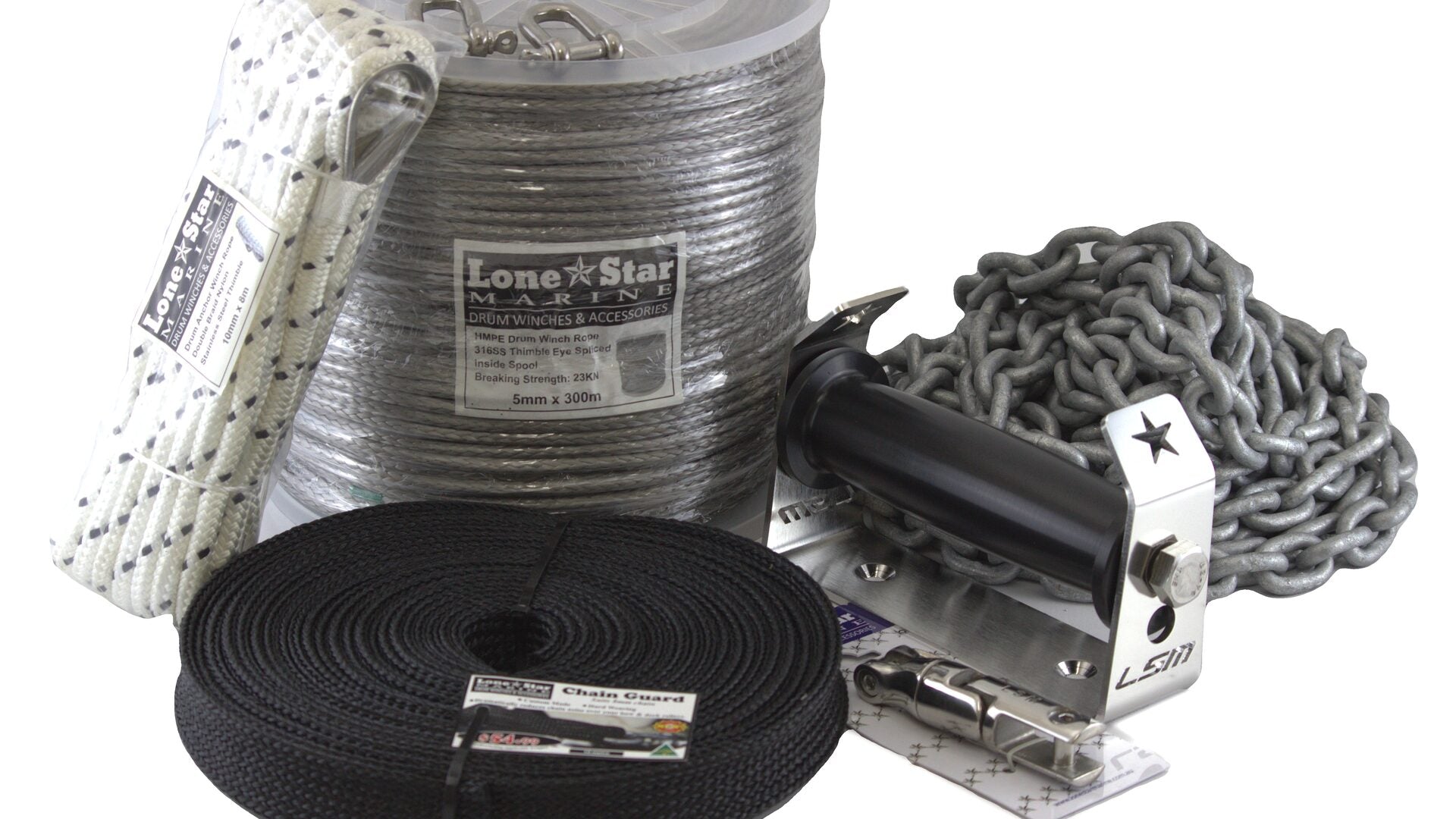 GX3 Lone Star Marine Anchor and Chain - High Spec - HS5mm Combo