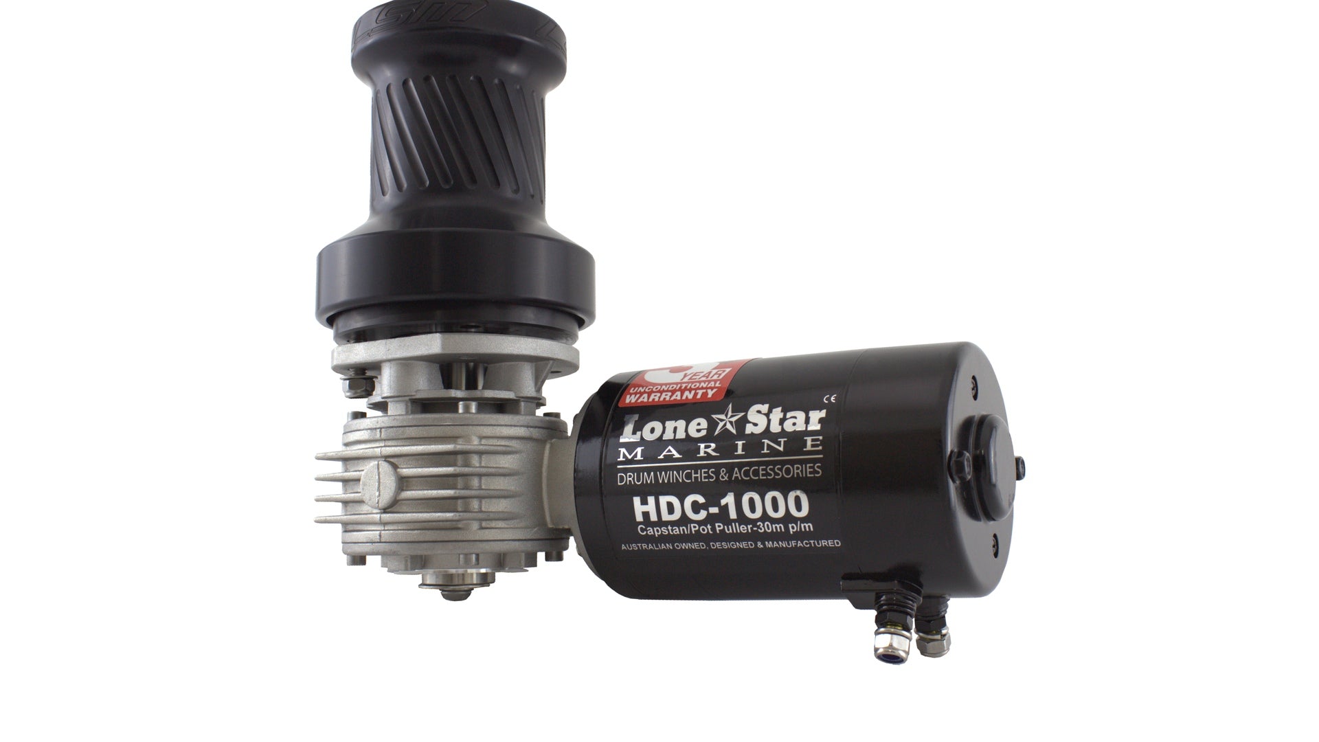 HDC-1000 Capstan - Deck Mounted Winch for retrieving ropes, dive gear, rafting boats, crab pots, cray pots and more