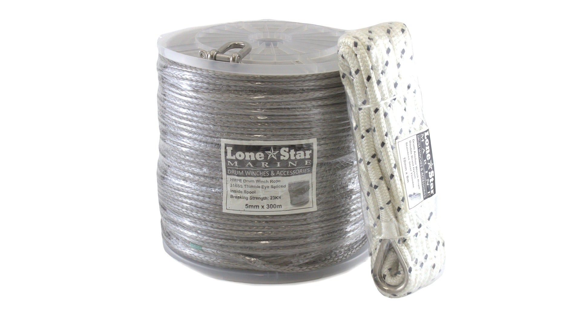 High Strength Anchor Rope for Lone Star Marine Anchor Winch GX3 -HS5x300