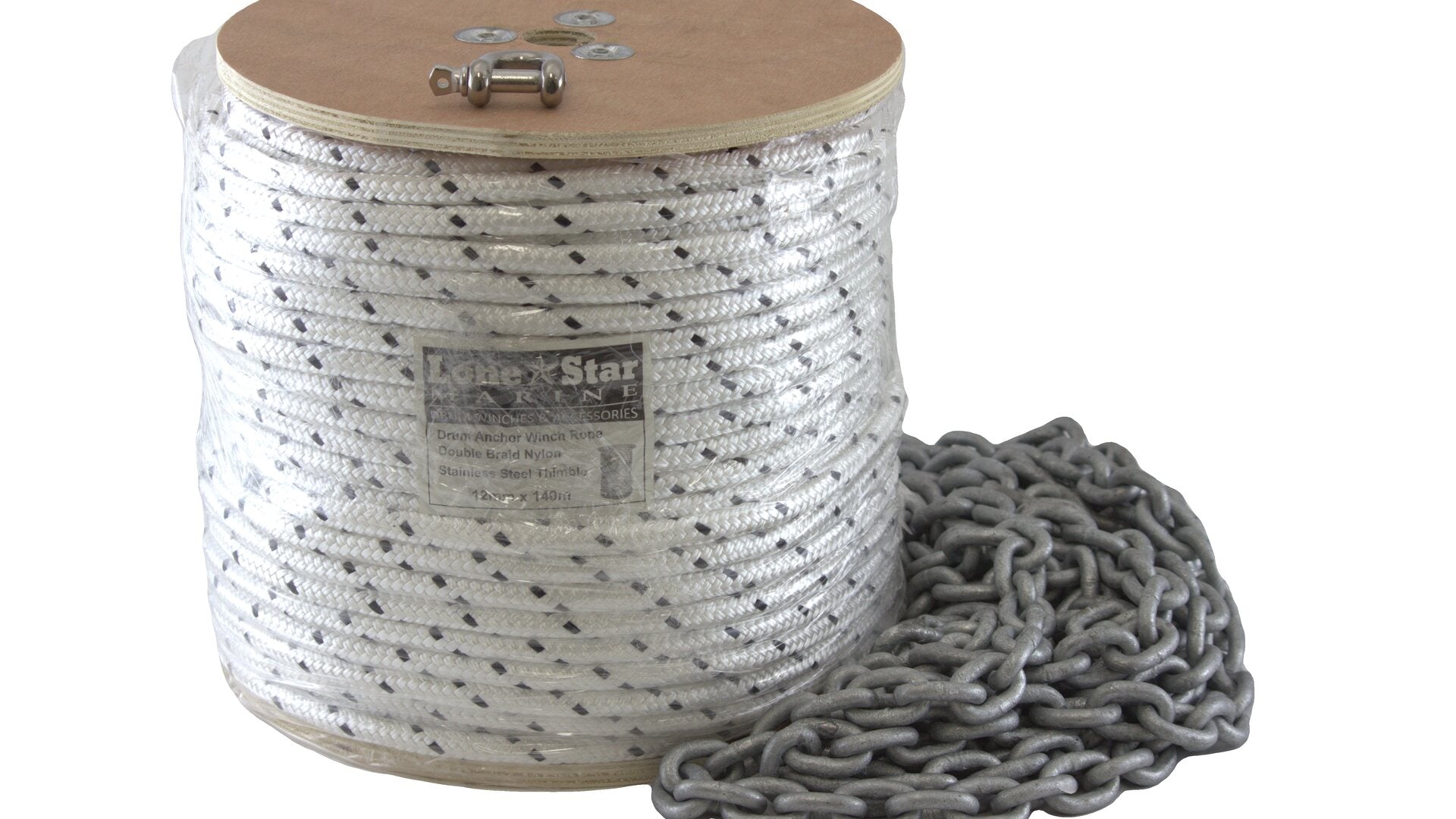 Rope and Chain Kit for Lone Star Marine GX5 models RC12x140-GX5