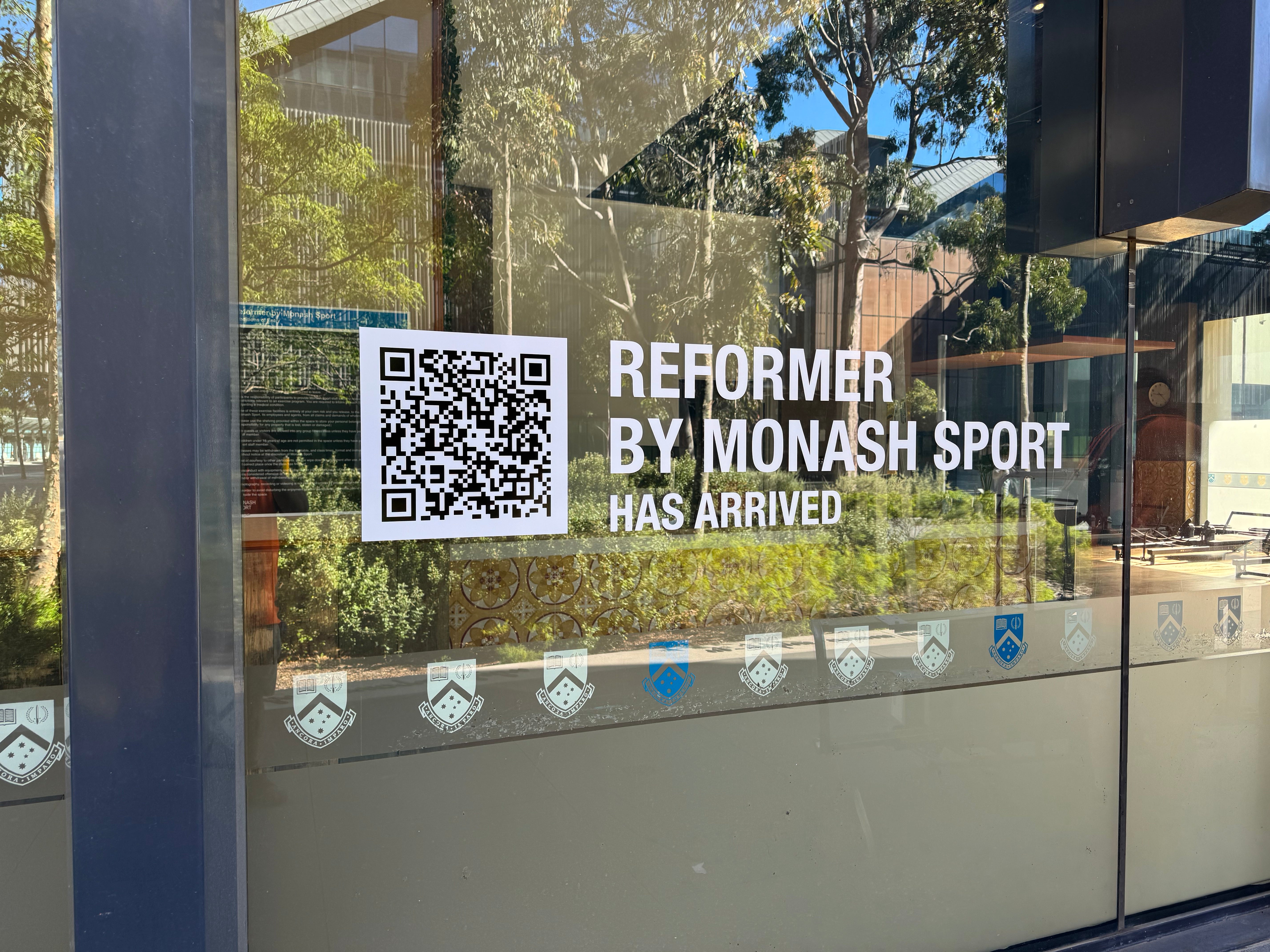 Signwriters Clayton - Monash University window graphics