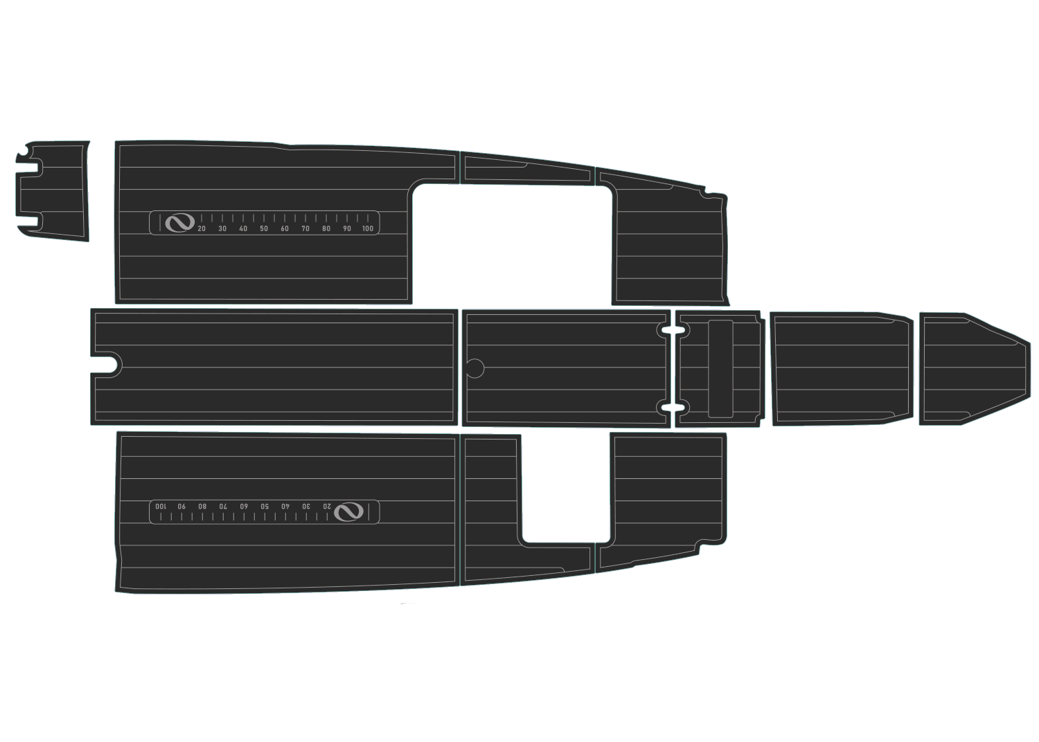 Northbank 600 U-DEK boat flooring