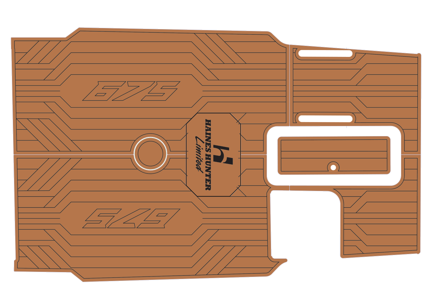 Haines Hunter 675 Limited U-DEK boat floor