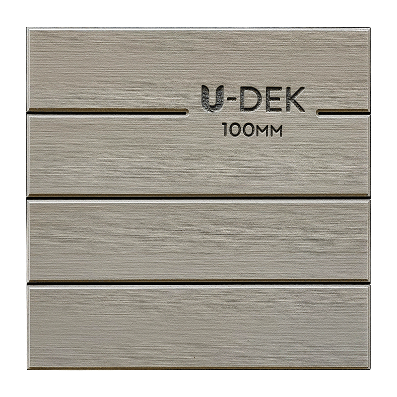 U-DEK™ Dual Layer 6mm Routered 100mm boards 3 Sheet Pack