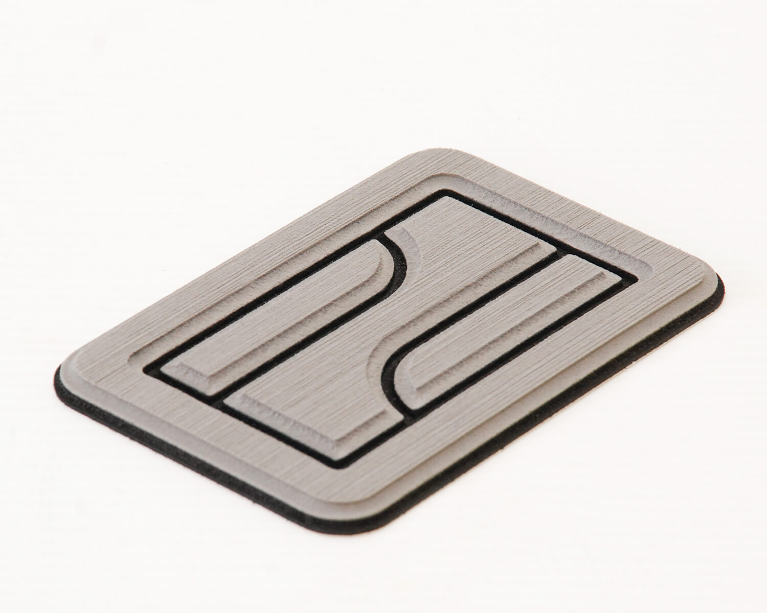 winter grey on black -DEK eva boat flooring