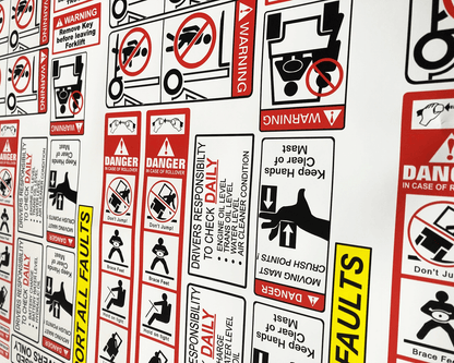 Forklift Safety Decal Kit