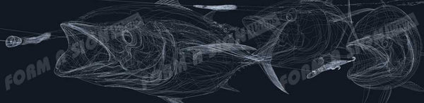 Bluefin Line Art Grey