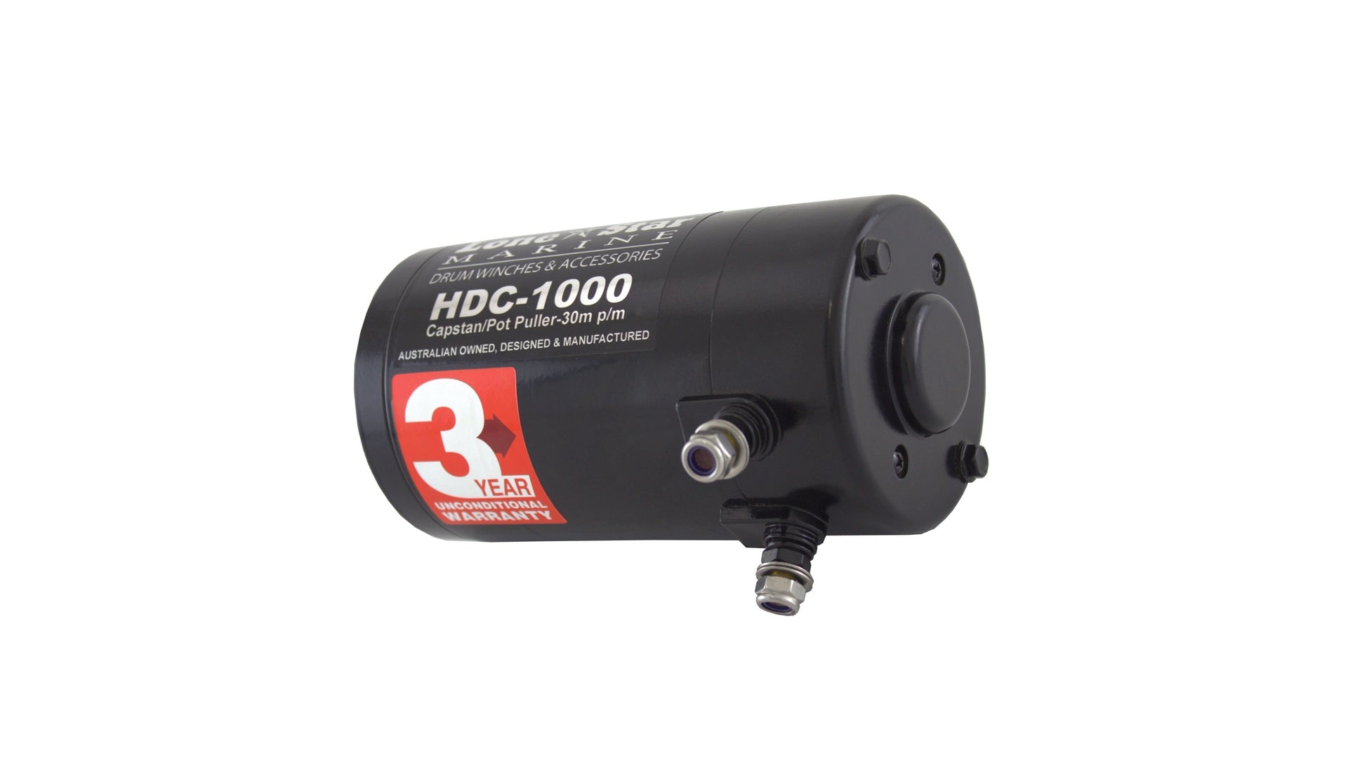 HDC-1000 Capstan - Deck Mounted Winch for retrieving ropes, dive gear, rafting boats, crab pots, cray pots and more