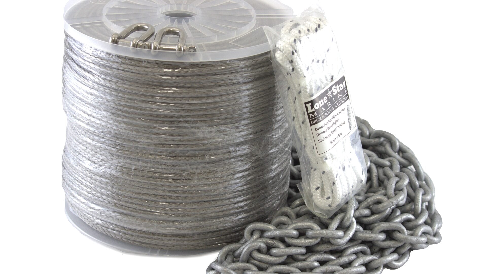 Rope and Chain kit - High Spec for GXT2 Boat Anchors - HSC5x150 - GX2/GX2-HD