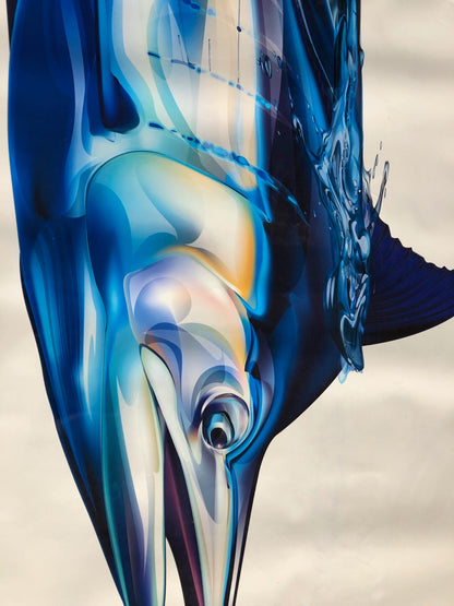 Boat Wrap Kit - Marlin Image to suit 5-7m boat 3M Materials, UV Stable Overlaminates