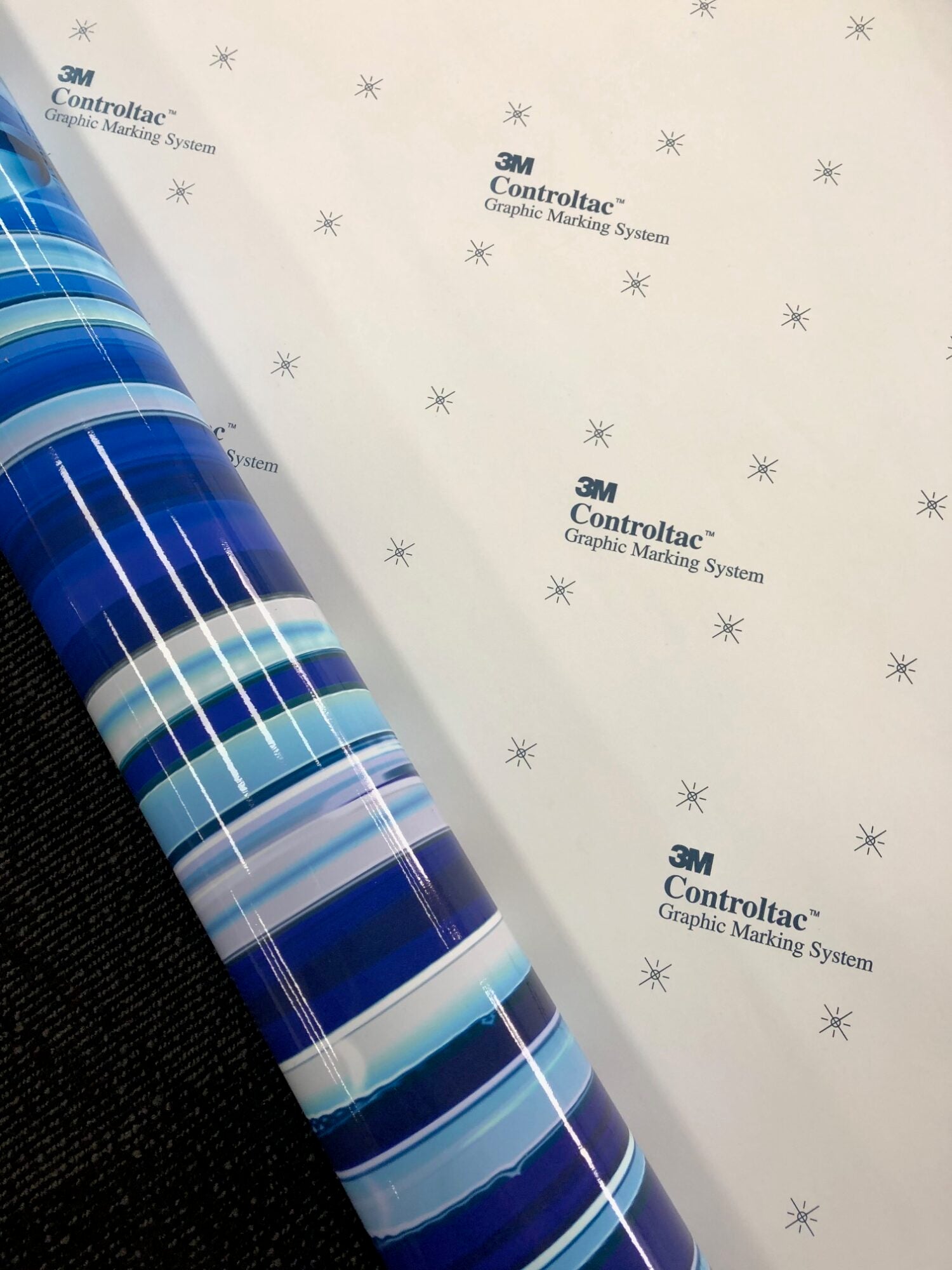 Boat Wrap Kit - Marlin Image to suit 5-7m boat 3M Materials, UV Stable Overlaminates