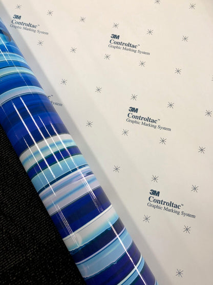 Boat Wrap Kit - Marlin Image to suit 5-7m boat 3M Materials, UV Stable Overlaminates