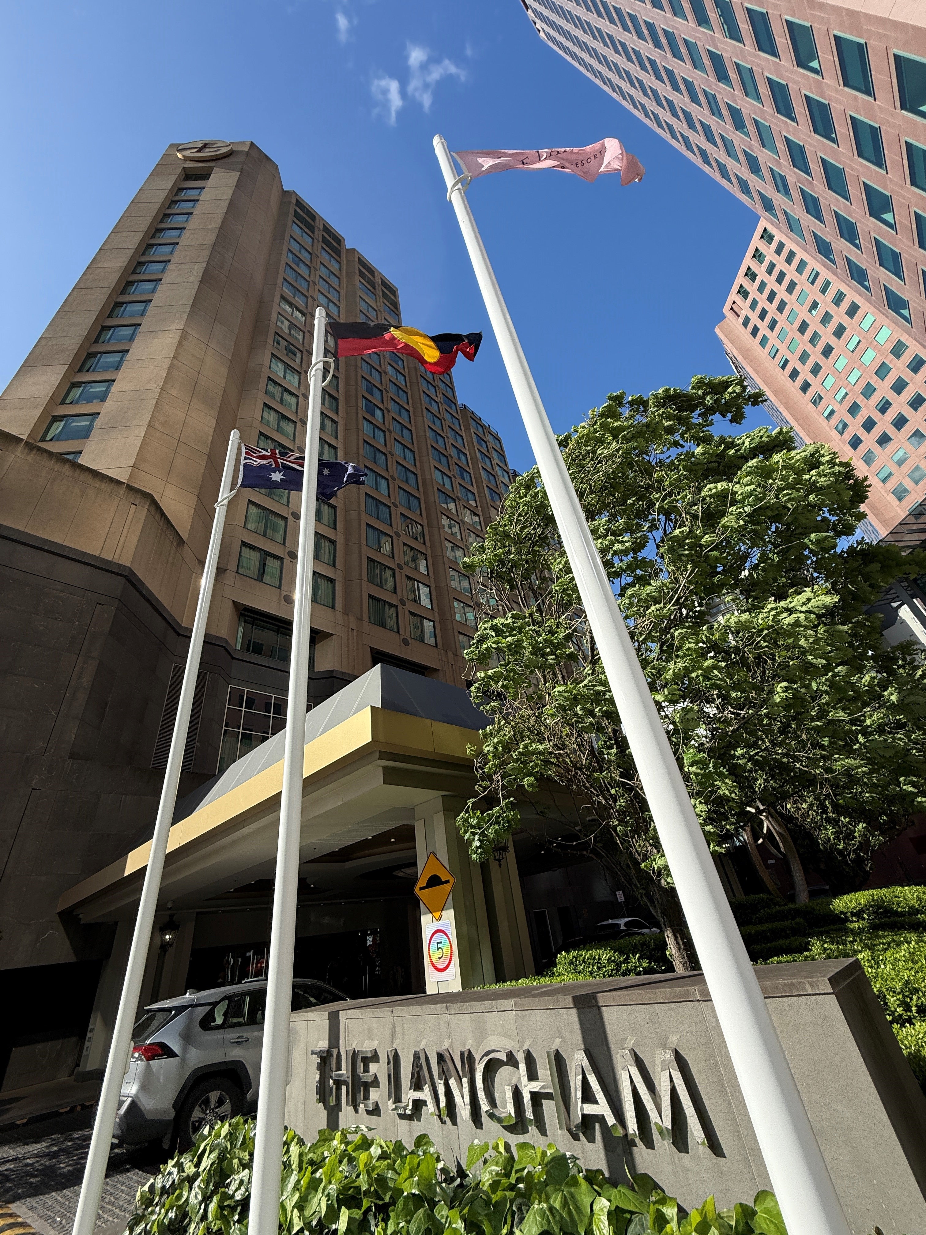 Langham Flagpoles intalled