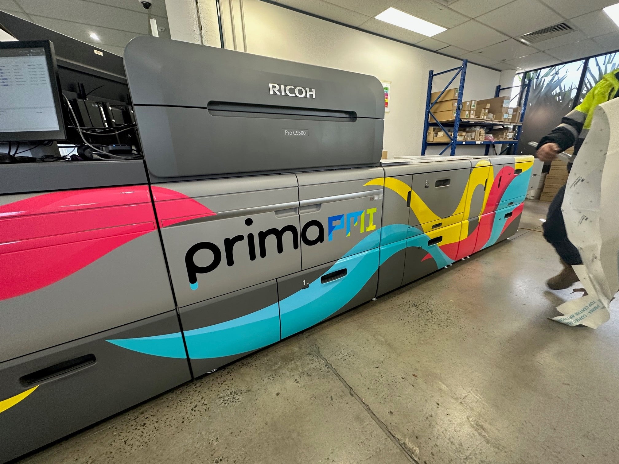 Prima Noble Park North sign installed by Form A Sign on a Ricoh printer