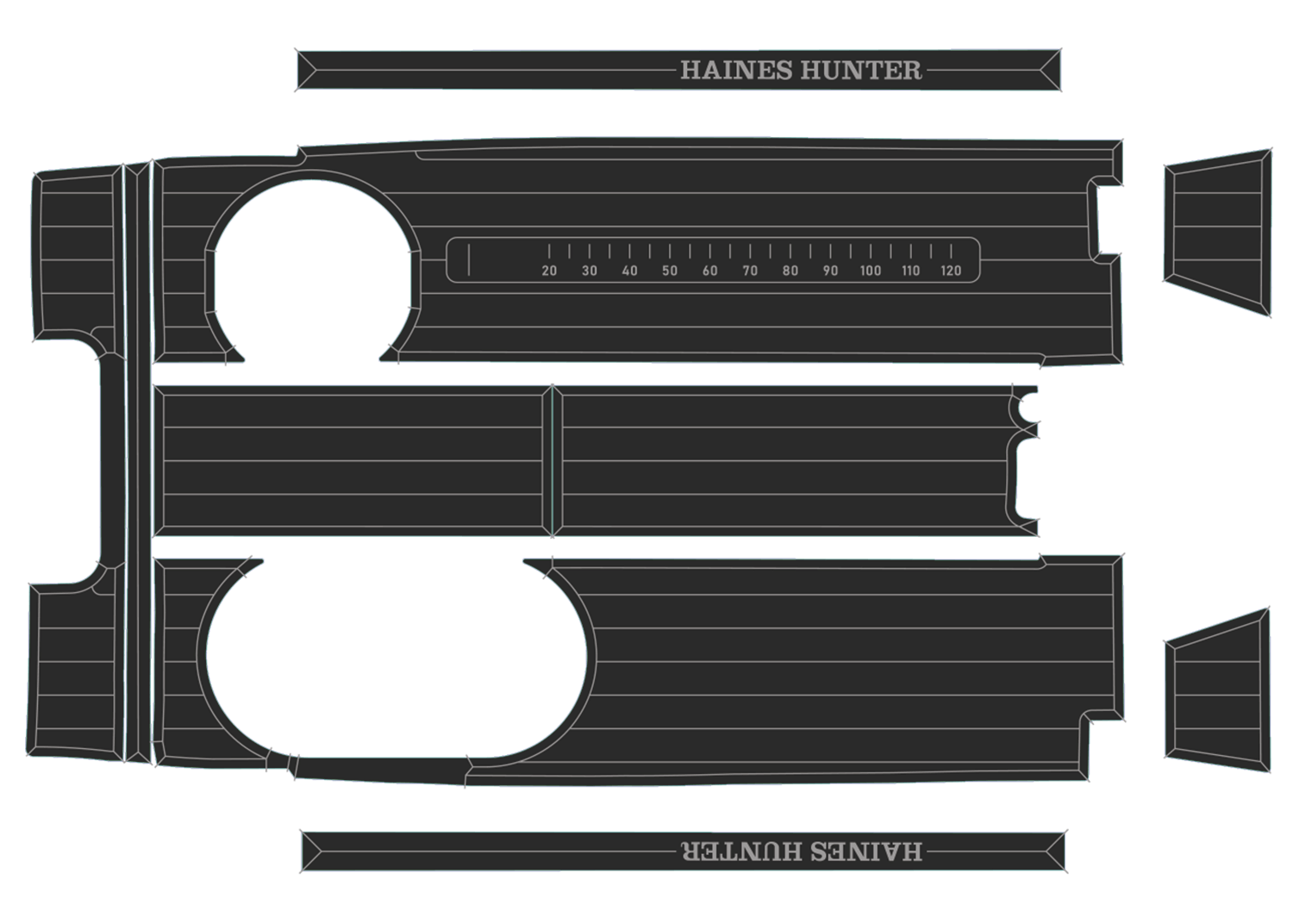 Haines Hunter 565 U-DEK boat floor