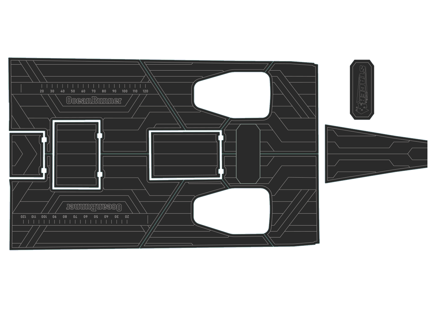Stacer Ocean Runner U-DEK boat flooring