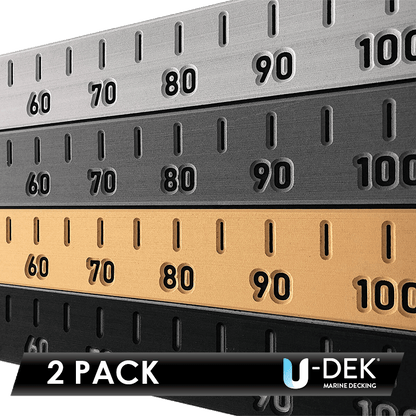 Fish Measure 2 Pack - Quality U-DEK with 3M Adhesive