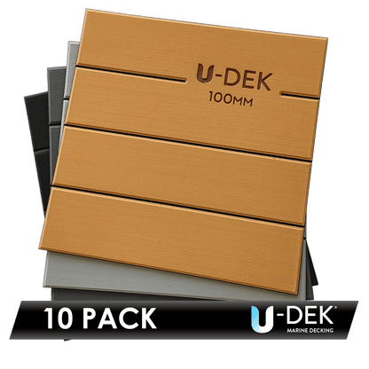 U-DEK™ Dual Layer 6mm Routered 100mm boards 10 Sheet Pack
