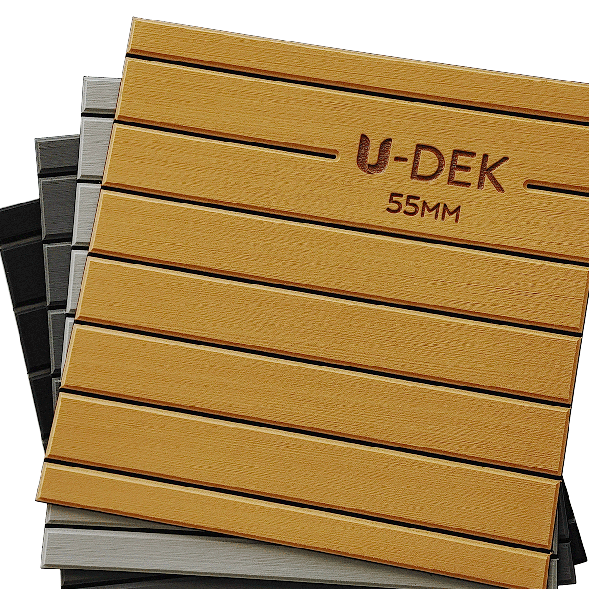 U-DEK™ Dual Layer 6mm Routered 55mm boards 1 Sheet Pack
