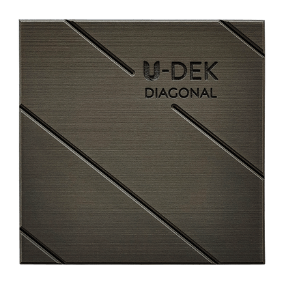 U-DEK™ Dual Layer 6mm Routered Diagonal Pattern 2 Sheet Pack