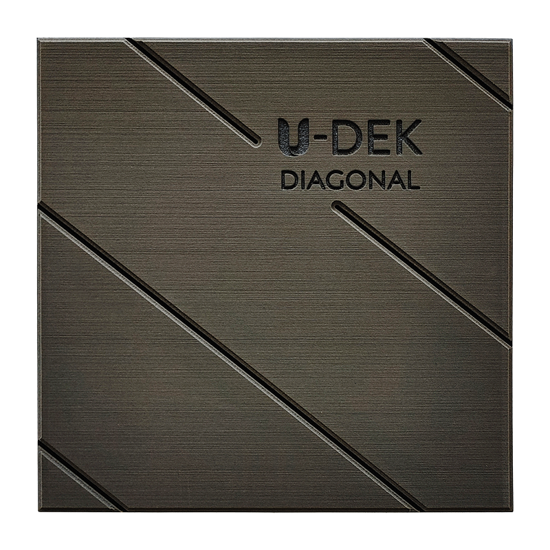 U-DEK™ Dual Layer 6mm Routered Diagonal Pattern 2 Sheet Pack