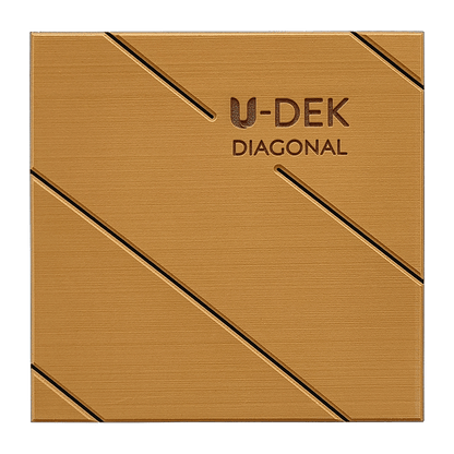 U-DEK™ Dual Layer 6mm Routered Diagonal Pattern 10 Sheet Pack