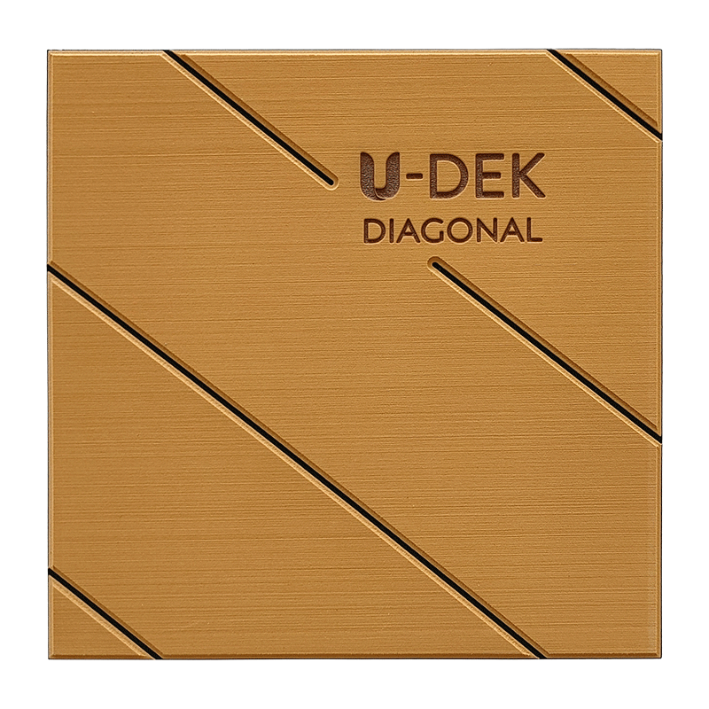 U-DEK™ Dual Layer 6mm Routered Diagonal Pattern 10 Sheet Pack