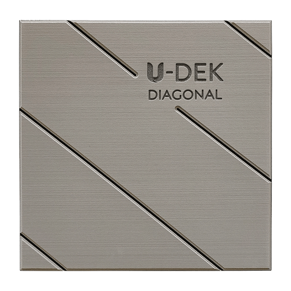 U-DEK™ Dual Layer 6mm Routered Diagonal Pattern 2 Sheet Pack – Form A Sign