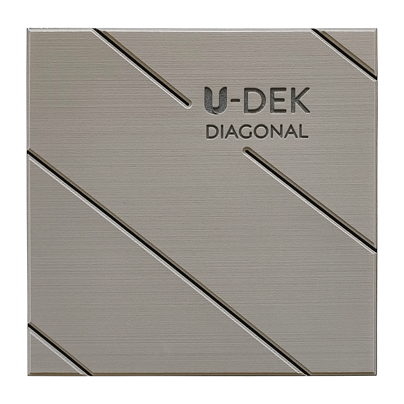 U-DEK™ Dual Layer 6mm Routered Diagonal Pattern 2 Sheet Pack