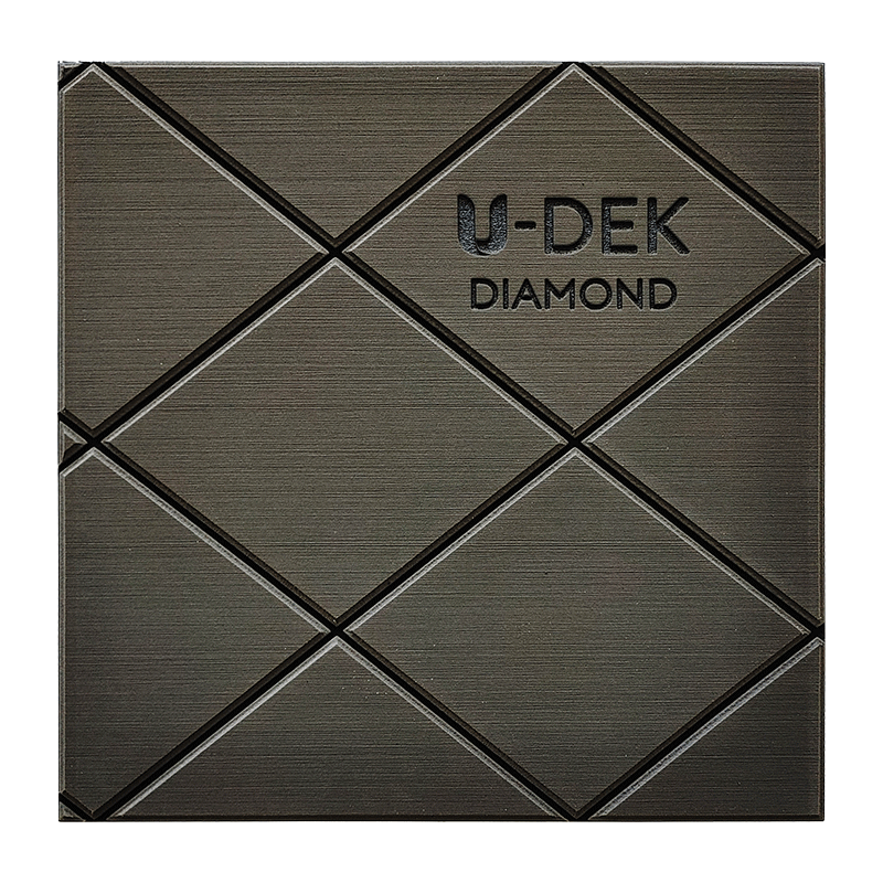 U-DEK™ Dual Layer 6mm Routered Diamond Pattern 3 Sheet Pack