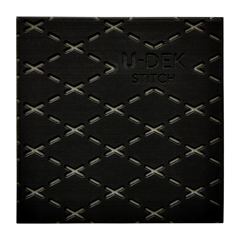 U-DEK™ Dual Layer 6mm Routered Stitch Pattern 3 Sheet Pack