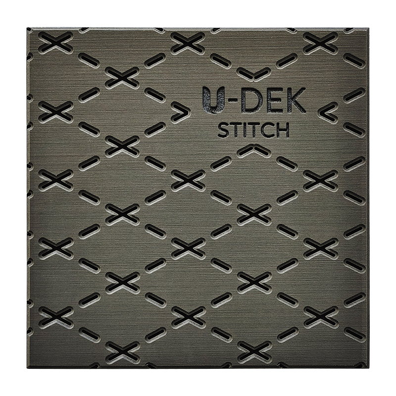 U-DEK™ Dual Layer 6mm Routered Stitch Pattern 2 Sheet Pack
