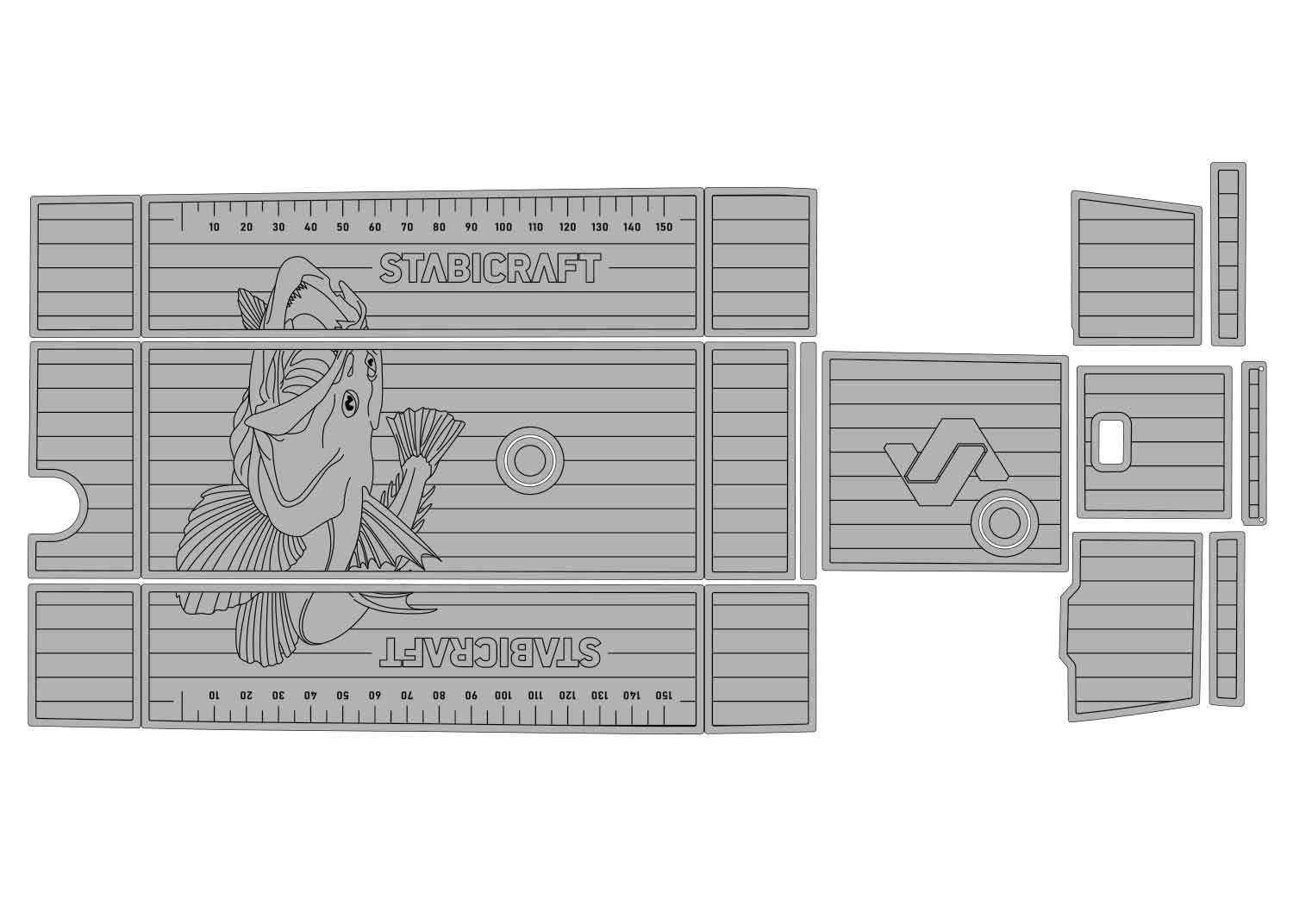 Stabicraft U-DEK boat floor