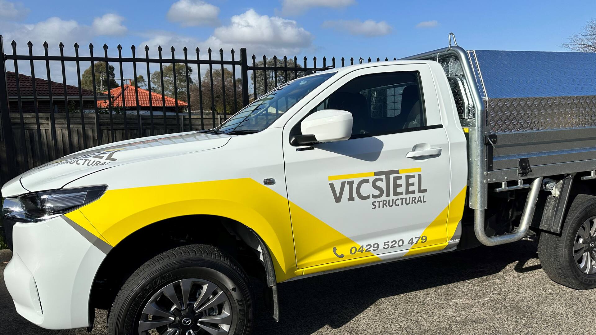 Vic Steel ute wrap