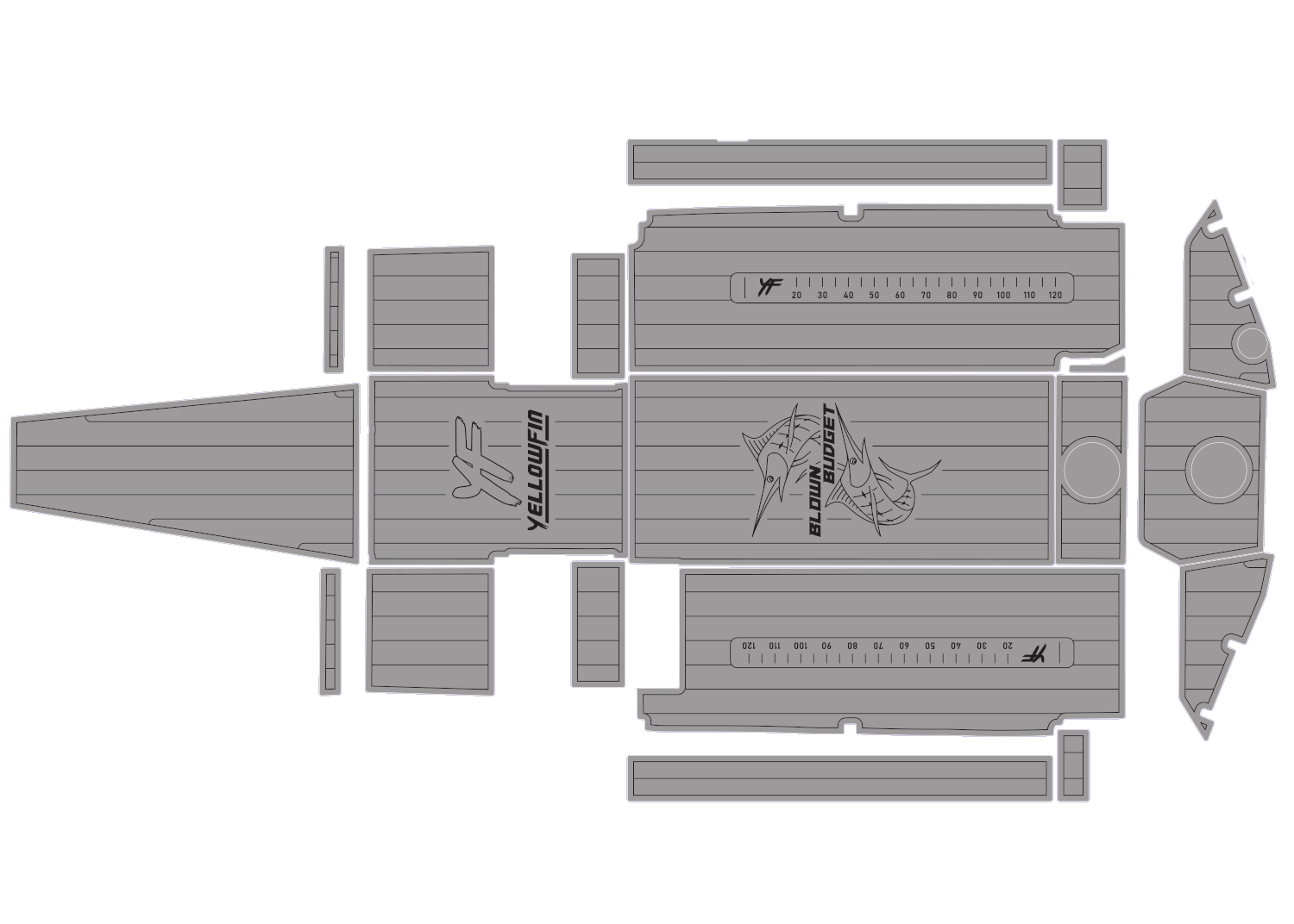 Yellowfin U-DEK boat flooring