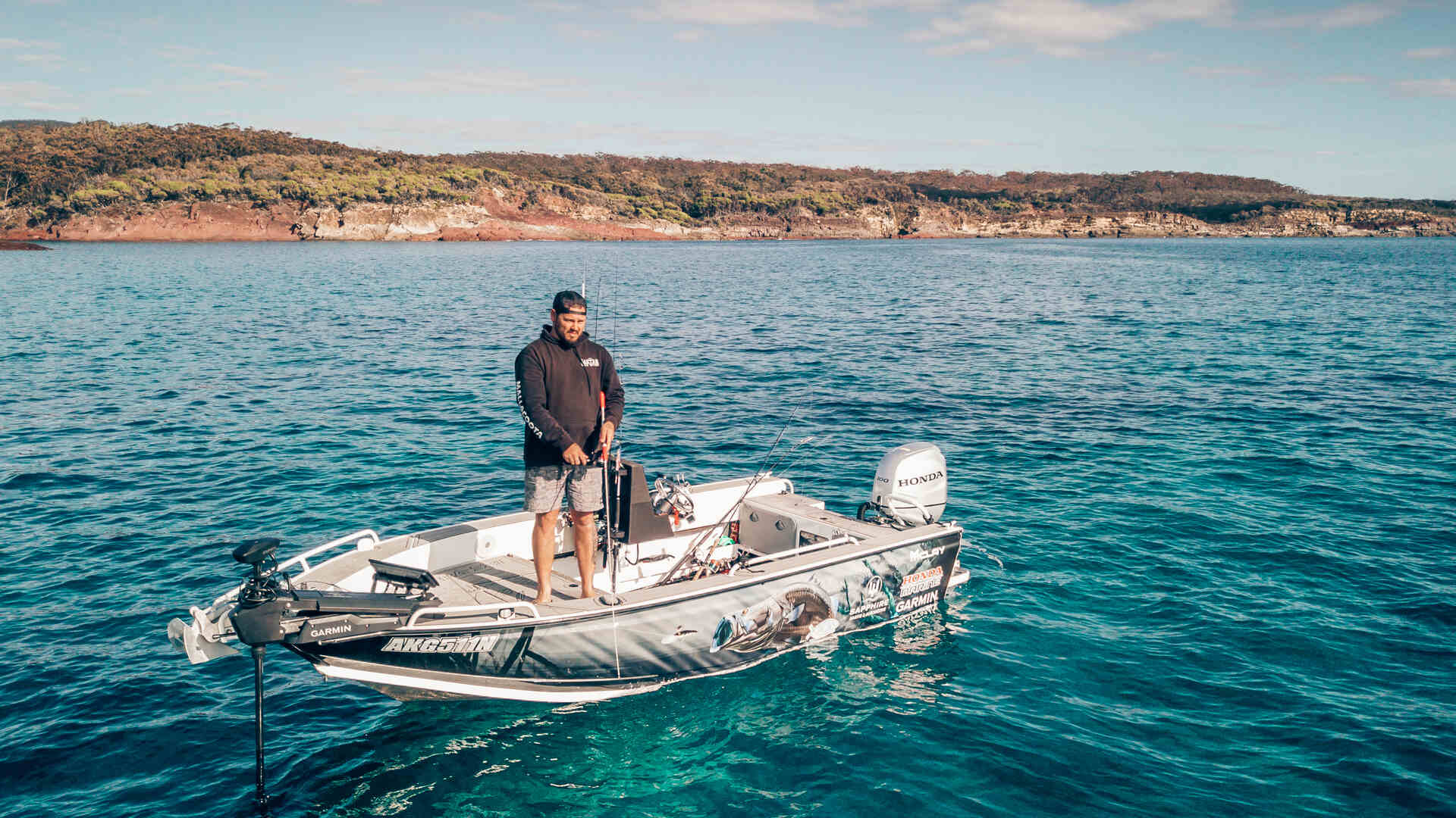 Custom fishing boat wrap Melbourne Victoria McLay boat wrap by Form A Sign