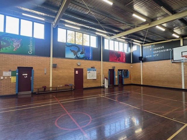 School Hall House Signs Knox Gardens Primary School